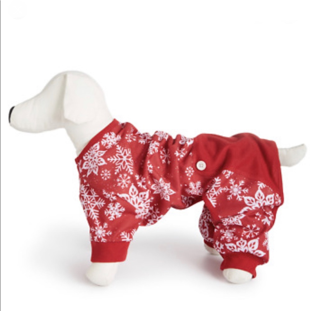 Family Pj’s Dog Snow flame pajama NEW